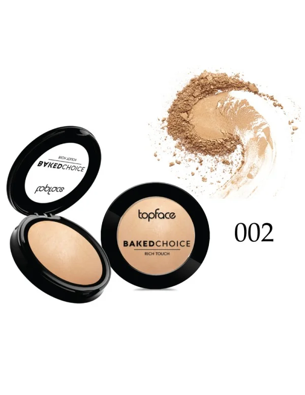 Top Face Backed Choice Rich Touch Powder 002
