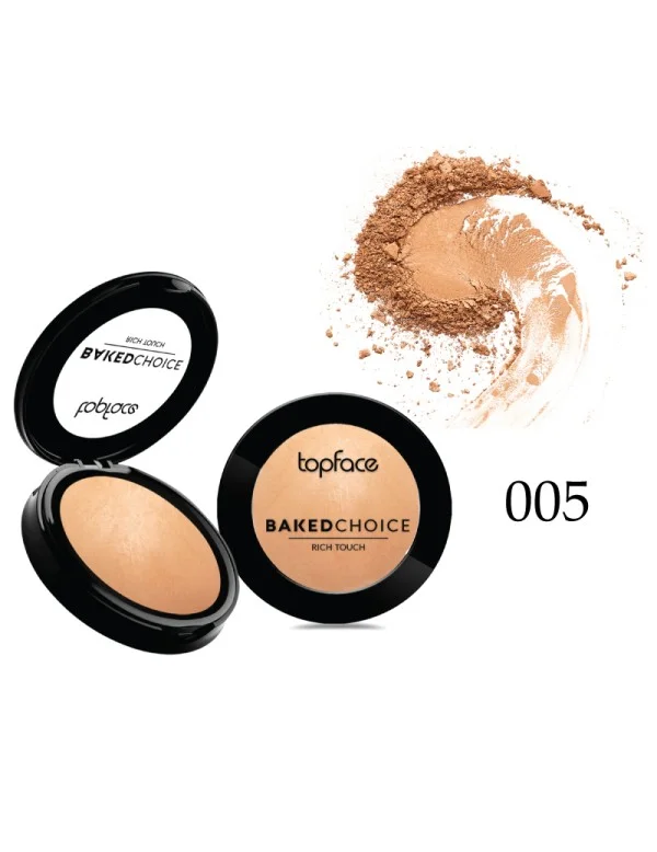 Top Face Backed Choice Rich Touch Powder 005