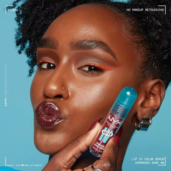NYX Lip IV ליפ גלוס לחות MOCHA ME WET 05 3