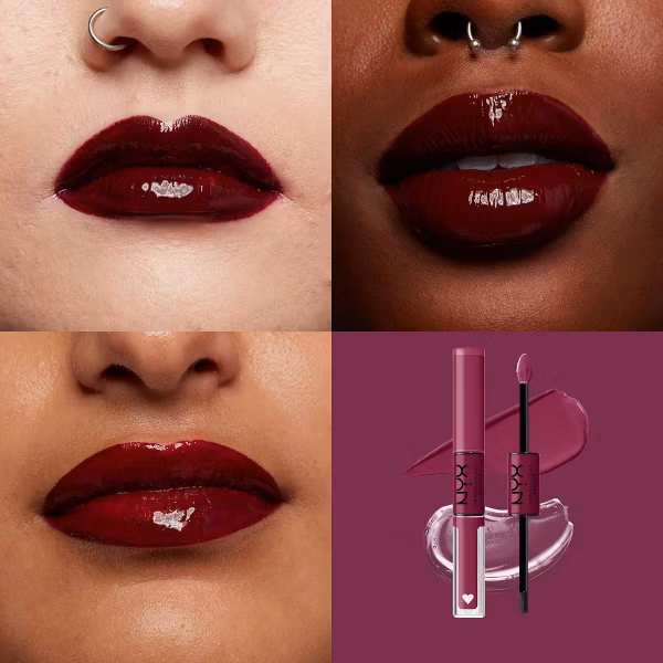 שפתון NYX Shine Loud - NEVER BASIC 4