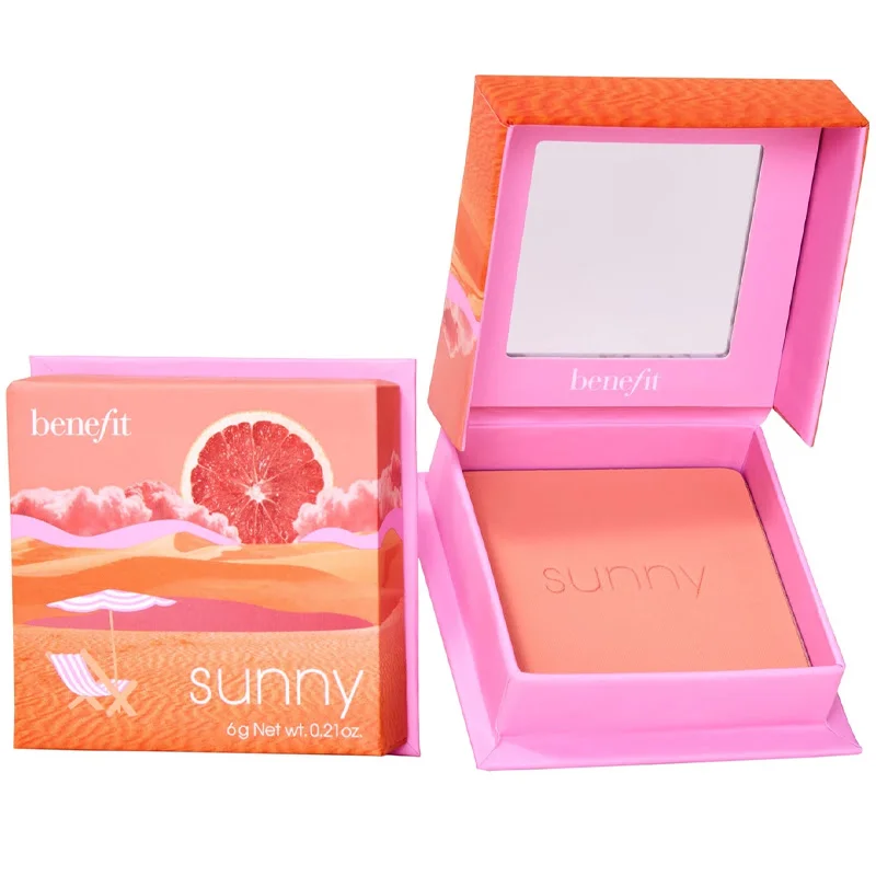 Benefit Sunny Warm Coral Blue Blush