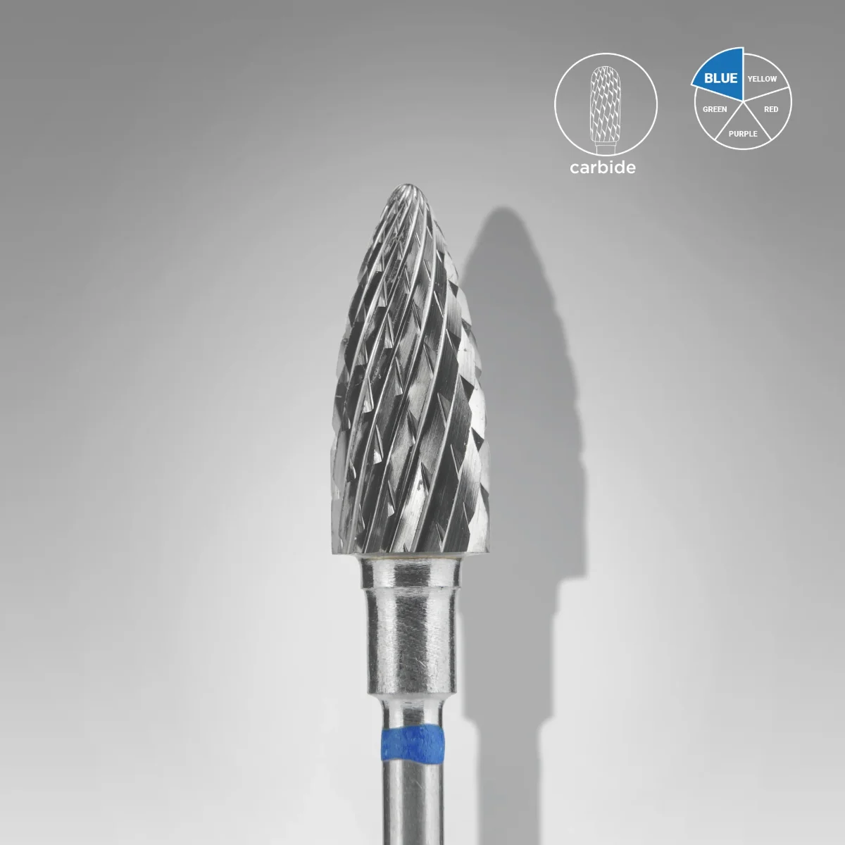 ראש ג'ל חרוטי כחול