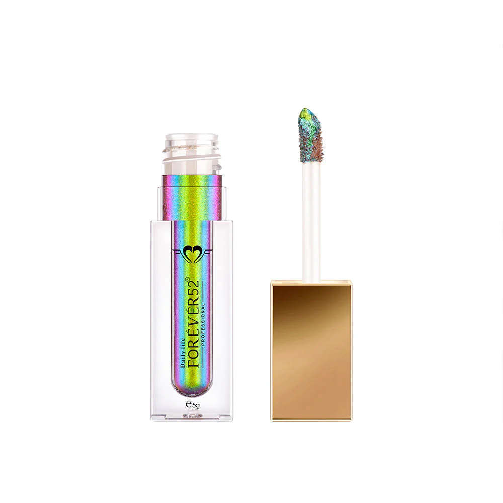 Forever52 Chrome Liquid Eyeshadow - Peacock 008