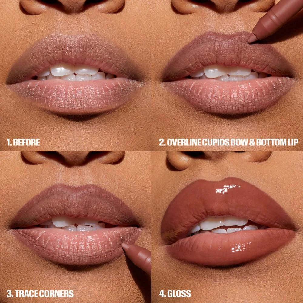 Huda Beauty Habibti Lip Collection 2025 - 3 חלקים 4