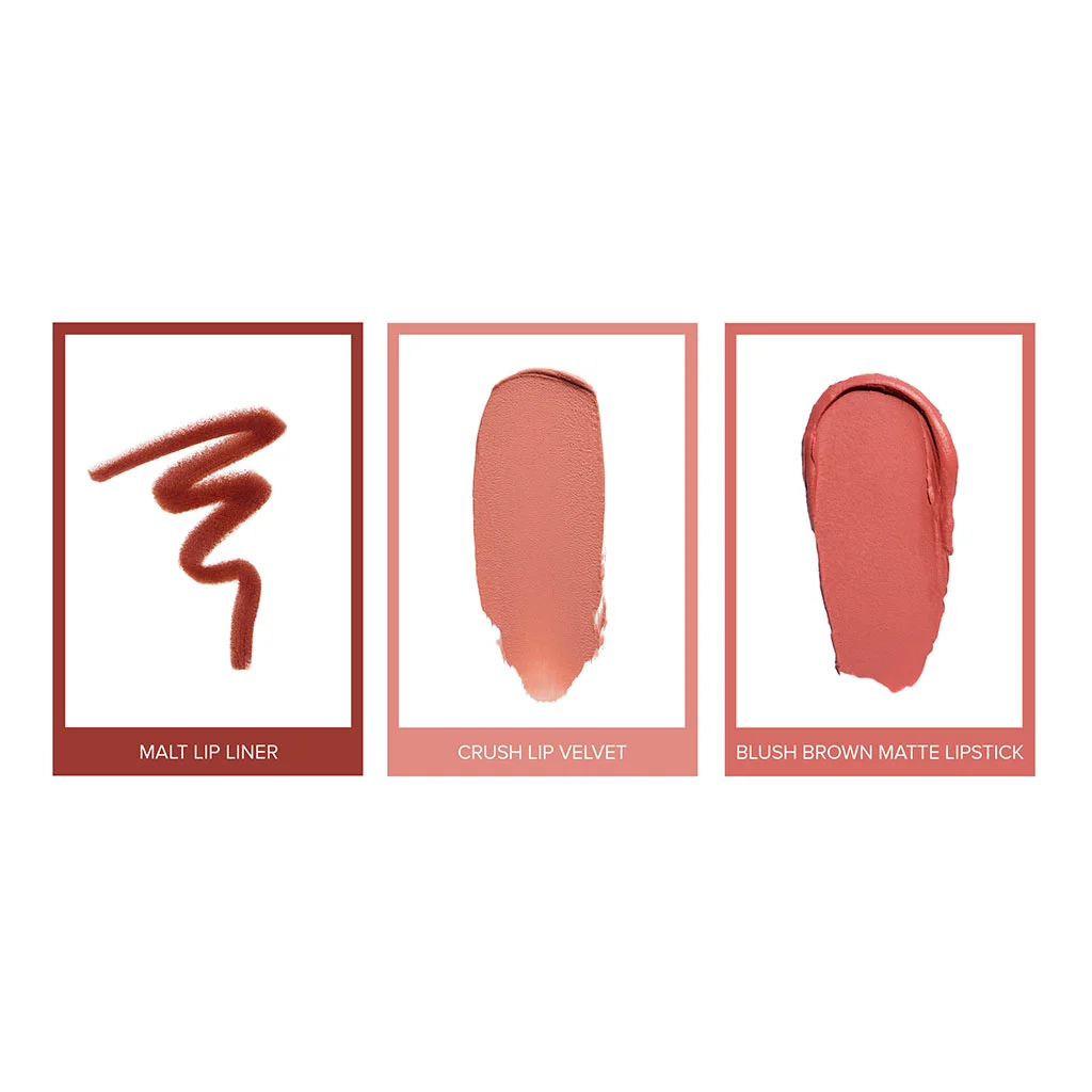 ANASTASIA Kit Pucker Up Lip Trio - סומק בראון 2