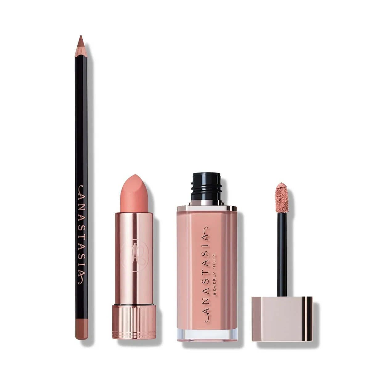 ANASTASIA Kit Pucker Up Lip Trio - סומק בראון 3