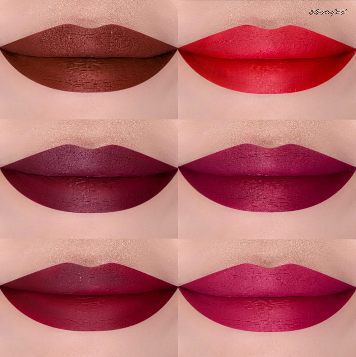Rude Notorious 6 Notorious Dark Color Lip Stick 2