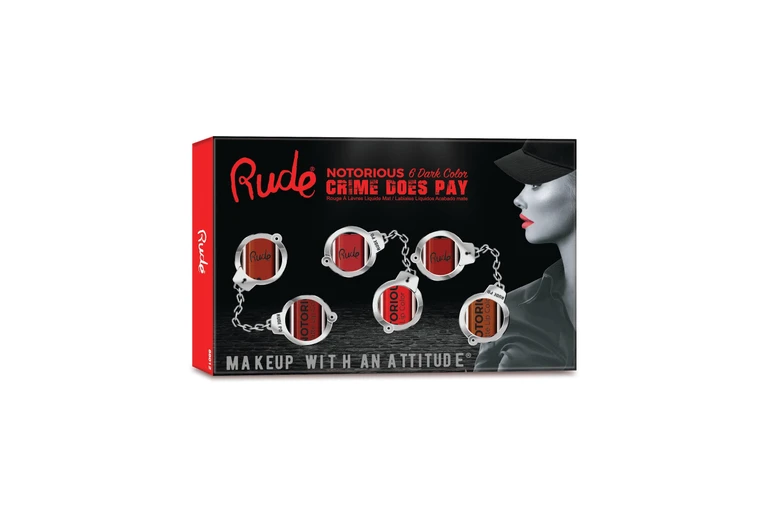 Rude Notorious 6 Notorious Dark Color Lip Stick