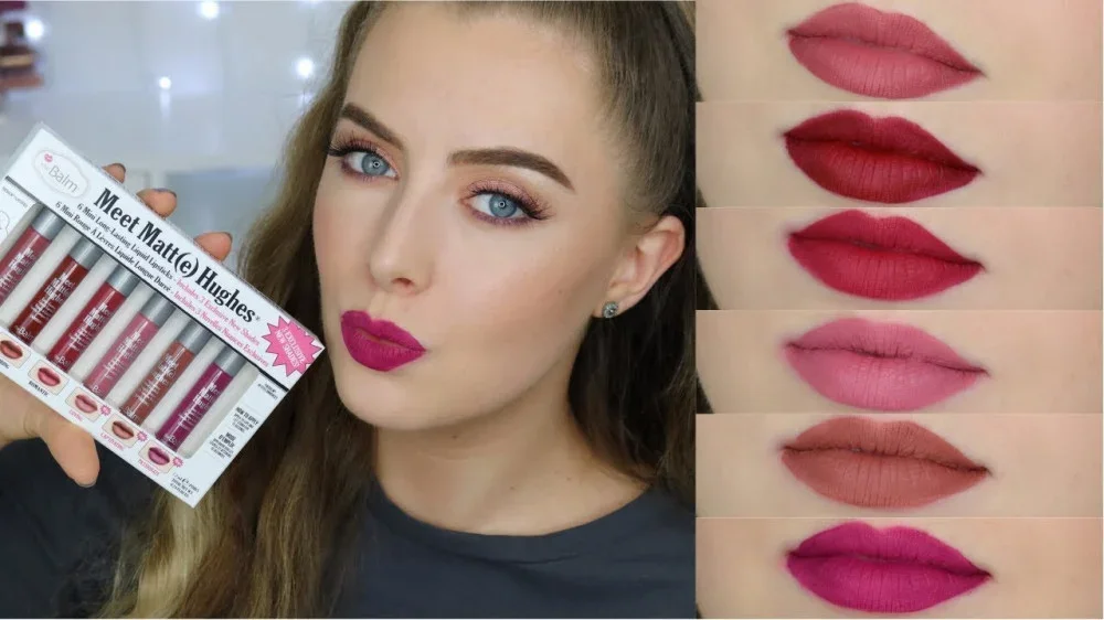 TheBalm Mini Meet Hugs Matte Liquid Lipstick Collection - כרך 3 2