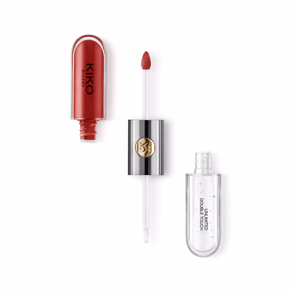 שפתון נוזלי Kiko Rouge Unlimited Double Touch - 107
