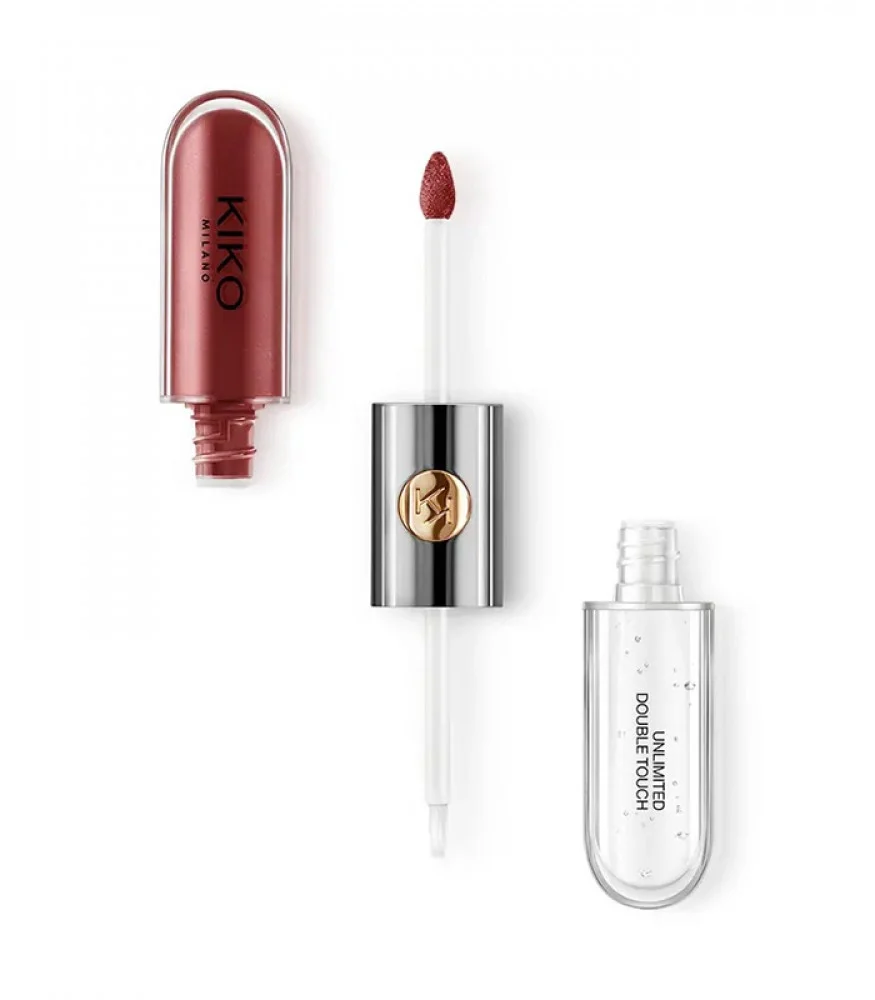 שפתון נוזלי Kiko Rouge Unlimited Double Touch - 105