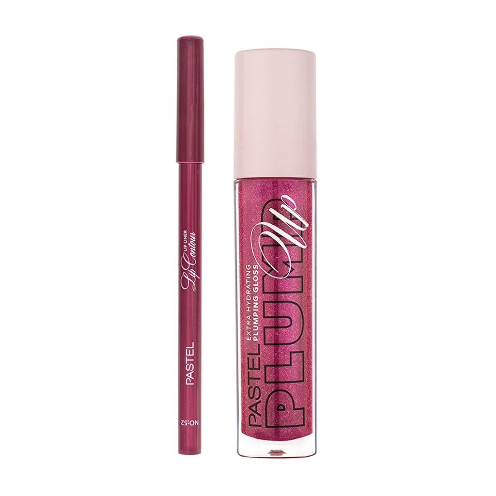 Pastel Perfect Plump Up Gloss Lipstick Duo 207 + Contour Lip Liner 52 2