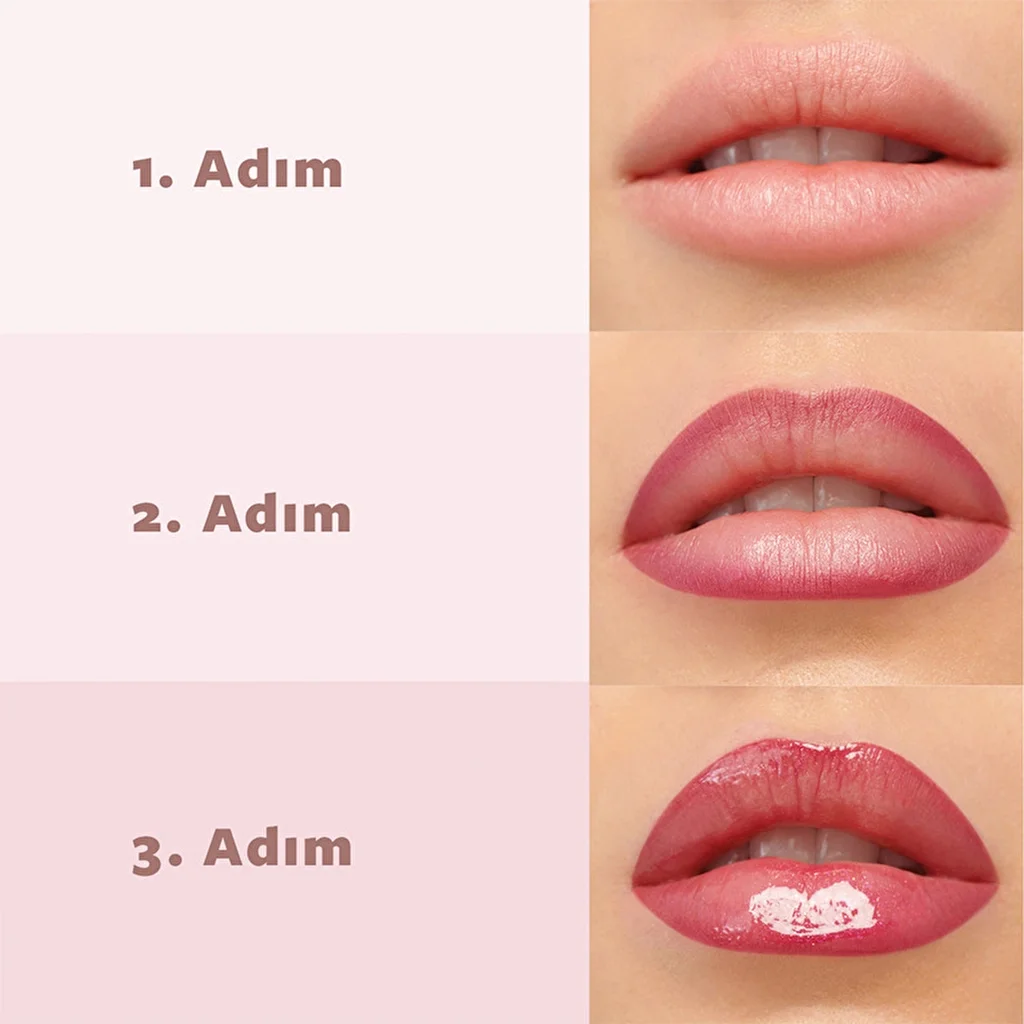 Pastel Perfect Plump Up Gloss Lipstick Duo 207 + Contour Lip Liner 52 3