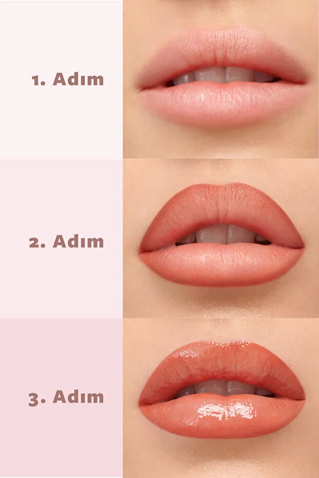 פסטל Lipstick Duo, Perfect Lip Plumping Lip Gloss 205 + Lip Liner 53 4