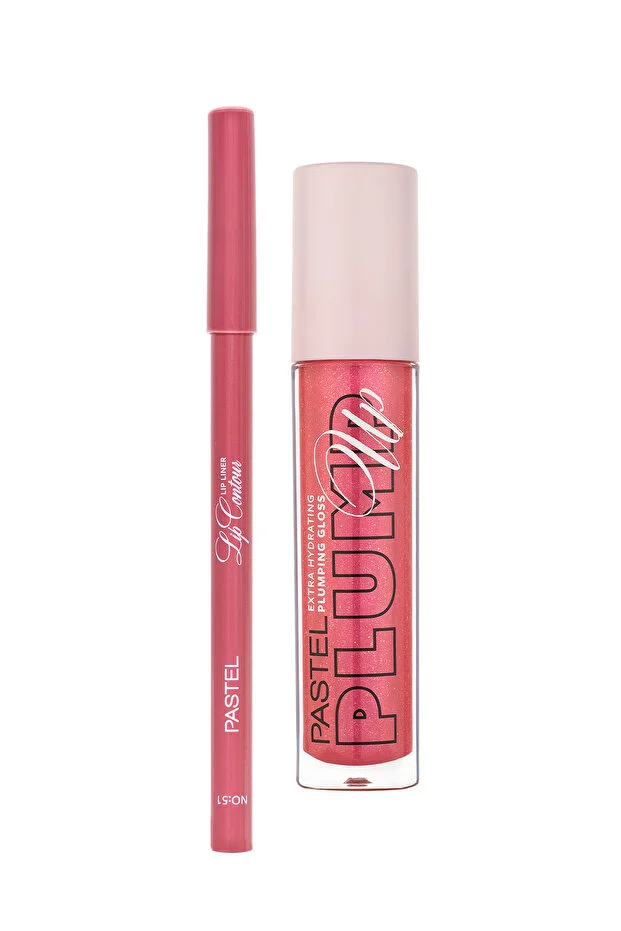 Pastel Pro Fashion Plumping Lip Gloss 206 + Pastel Lip Liner 51 2