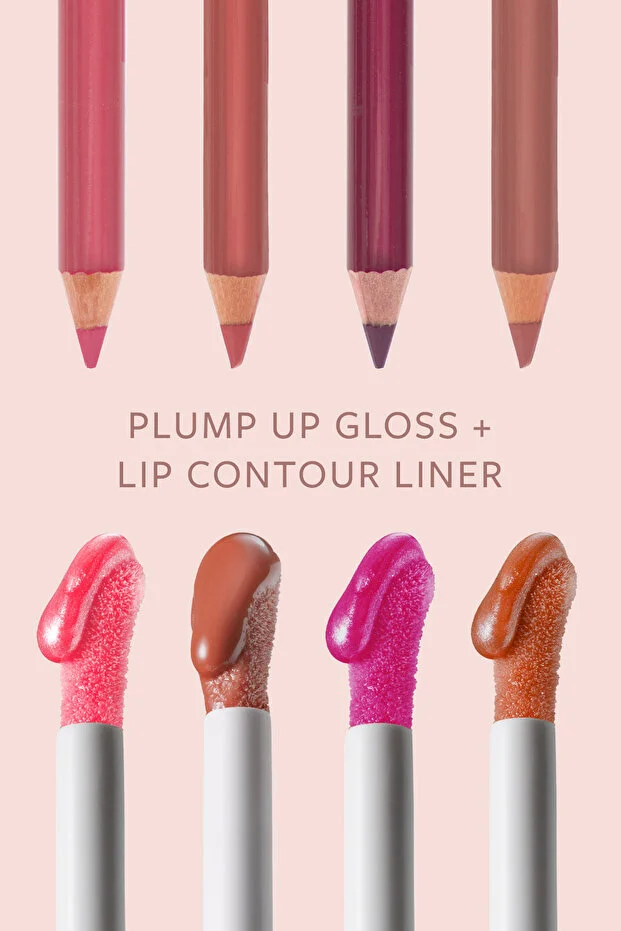 Pastel Pro Fashion Plumping Lip Gloss 206 + Pastel Lip Liner 51 5