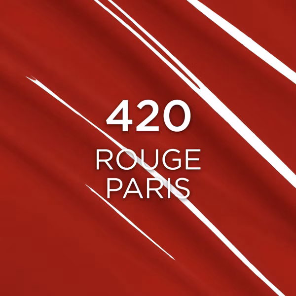 שפתון נוזלי לוריאל פריז - Le Rouge Paris - 420 3