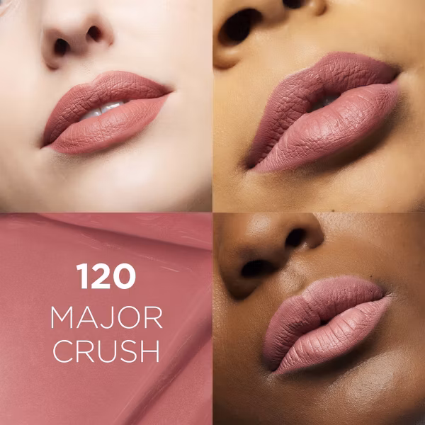 שפתון מט נוזלי של לוריאל פריז Infallible Matte Resistance - 120 Major Crush 3