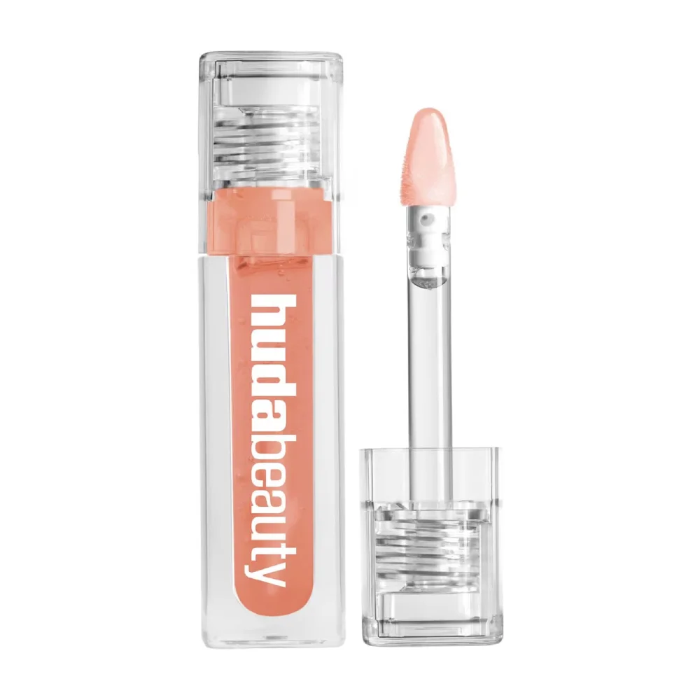Huda Beauty Faux Filler Extra Shine Lip Gloss - JUICY PEACH