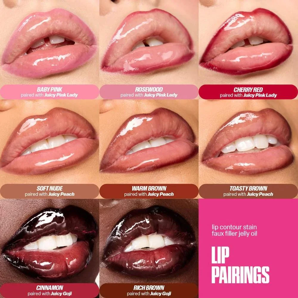 Huda Beauty Faux Filler Extra Shine Lip Gloss - JUICY PEACH 3