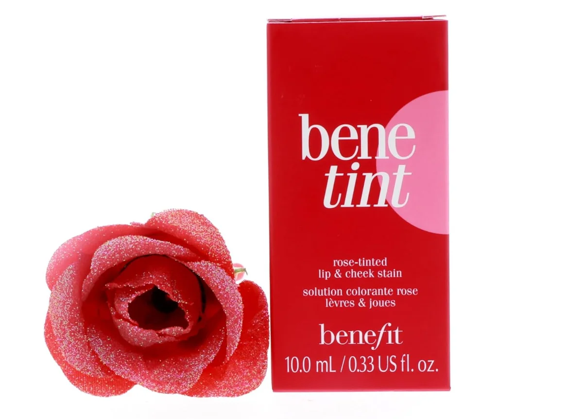 Benefit Cosmetics Benetint, גוון שפתיים ולחיים בגוון ורד, 2