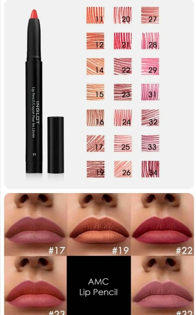 Inglot AMC Matte Lip Liner עיפרון עם מחדד 4