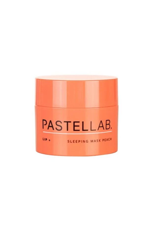 Pastel Pastelab - מסכת טיפוח שפתיים, מסיכת שפתיים בניחוח אפרסק ללילה