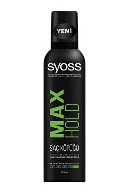 Syoss Hairspray מוס 250 מ"ל - החזקה מקסימלית