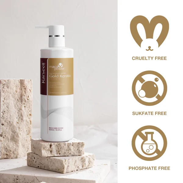 Carsil Maca Power Maca Power Keratin Gold טיפוח שיער - 500 מ"ל 4