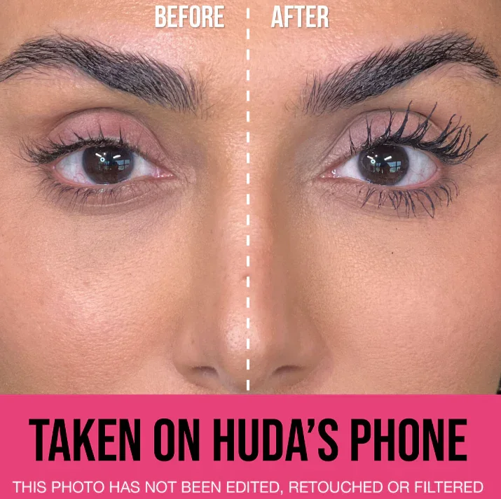Huda Beauty One Coat Wow מסקרה לעיבוי והרמת ריסים - 10 מ"ל 3