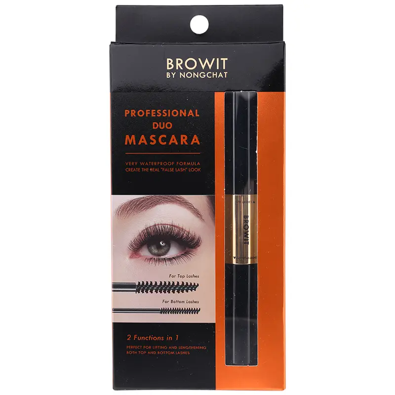 Bruett Professional Duo Mascara שחור סקסי