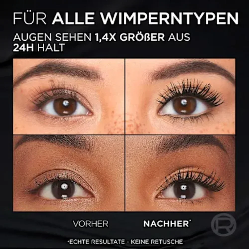 לוריאל פריז Volume Million Lashes Panorama All Night Black Mascara 2