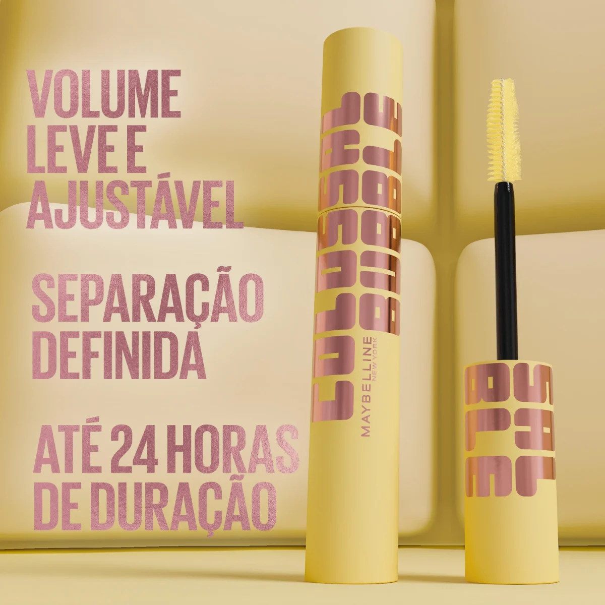 מייבלין Colossal Bubble Mascara שחור 5