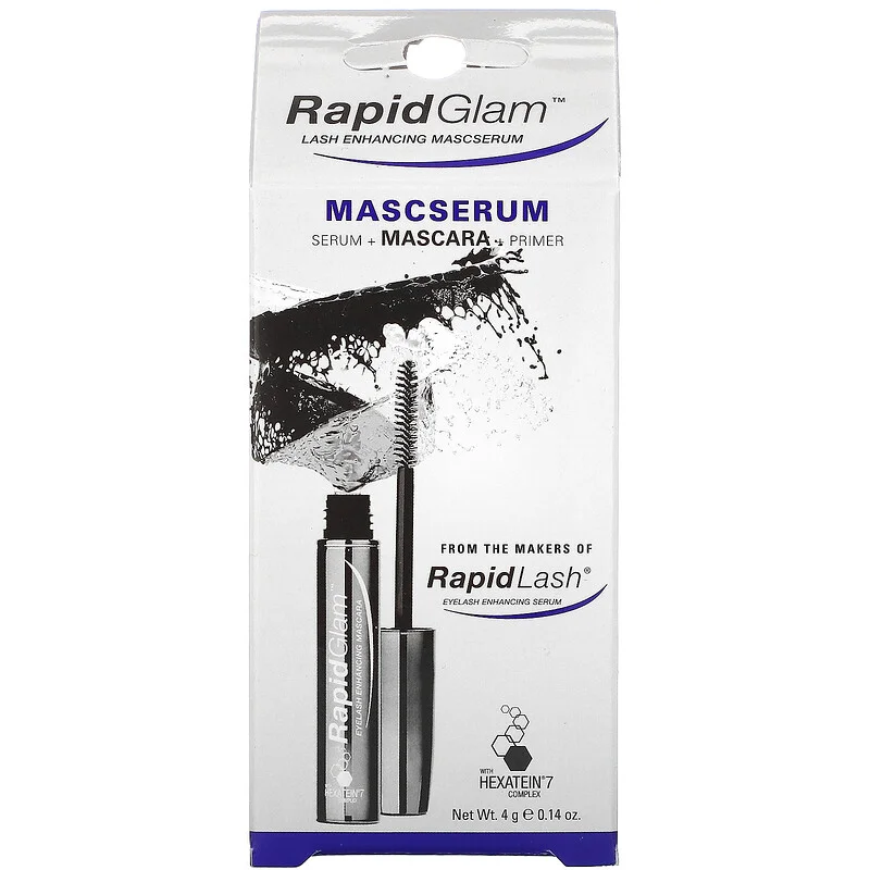 Rapid Lash Mascara + Rapid Glam Eye Enhancing Serum - 4 גרם 2
