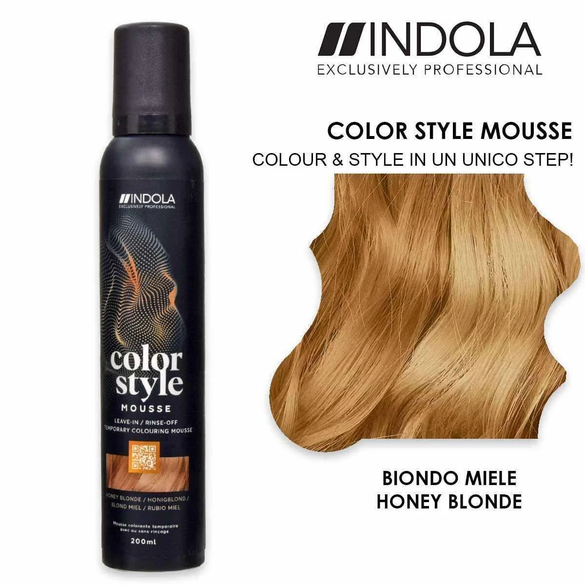 Indola Profession מוס HONEY BLONDE
