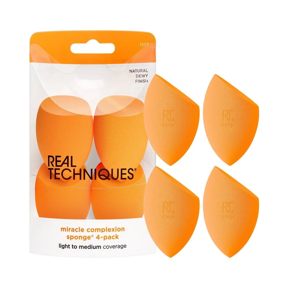 סט ספוגיות איפור של Real Techniques Miracle Complexion של 4