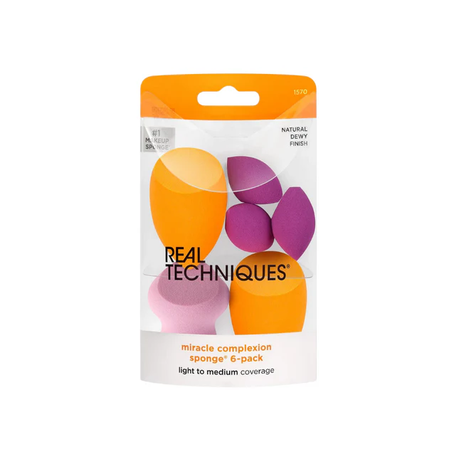 6 ספוגי עור פלא של Real Techniques