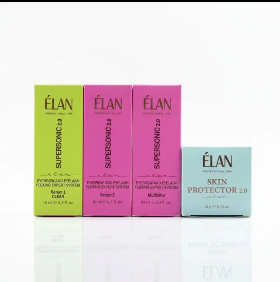 ערכת Elan Supersonic לחיזוק גבות וריסים