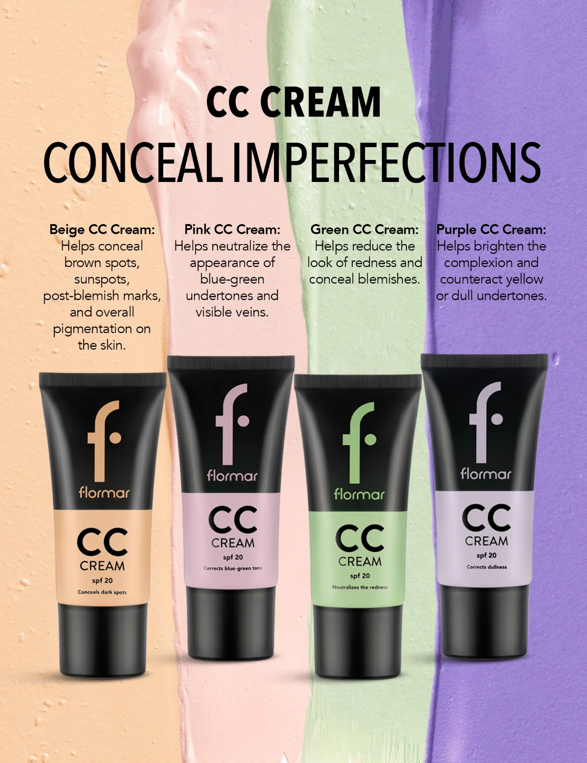 Flormar CC Cream CC04 Anti-fatigue 4