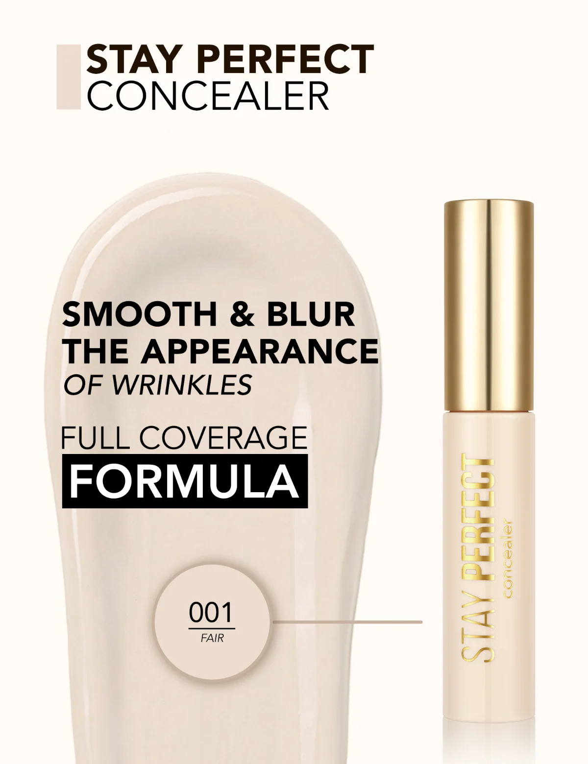 Flormar Stay Perfect קונסילר 001 4
