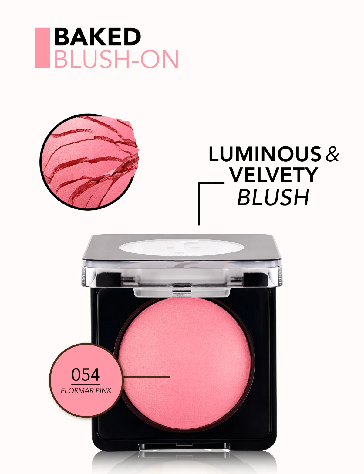 Flormar Baked Blush-On 054 FLORMAR PINK 4