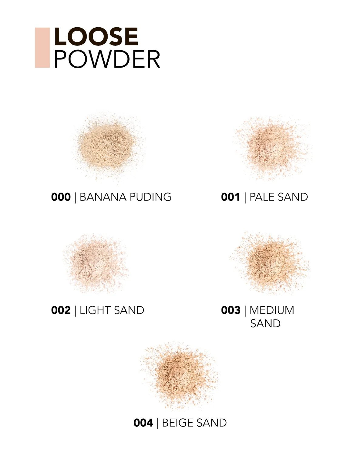 Flormar Loose Powder 003 חול בינוני 4