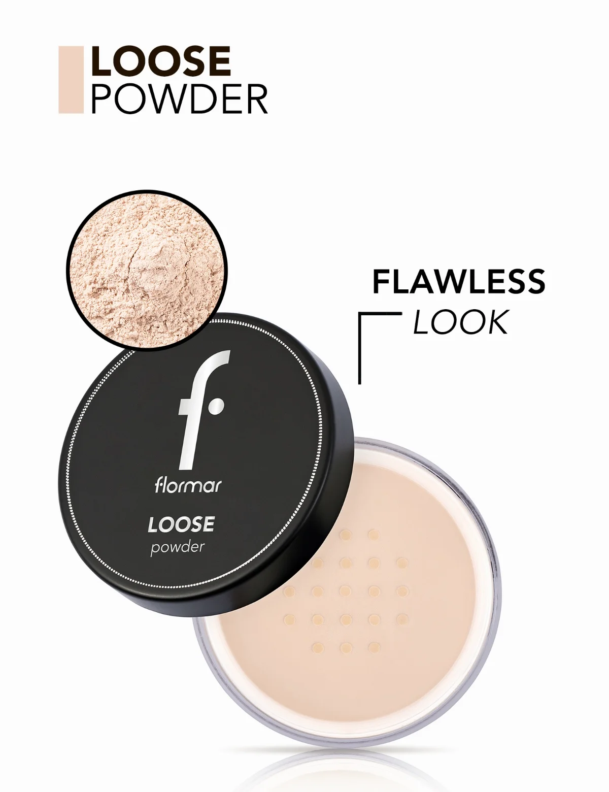 Flormar Loose Powder 002 חול קל 4