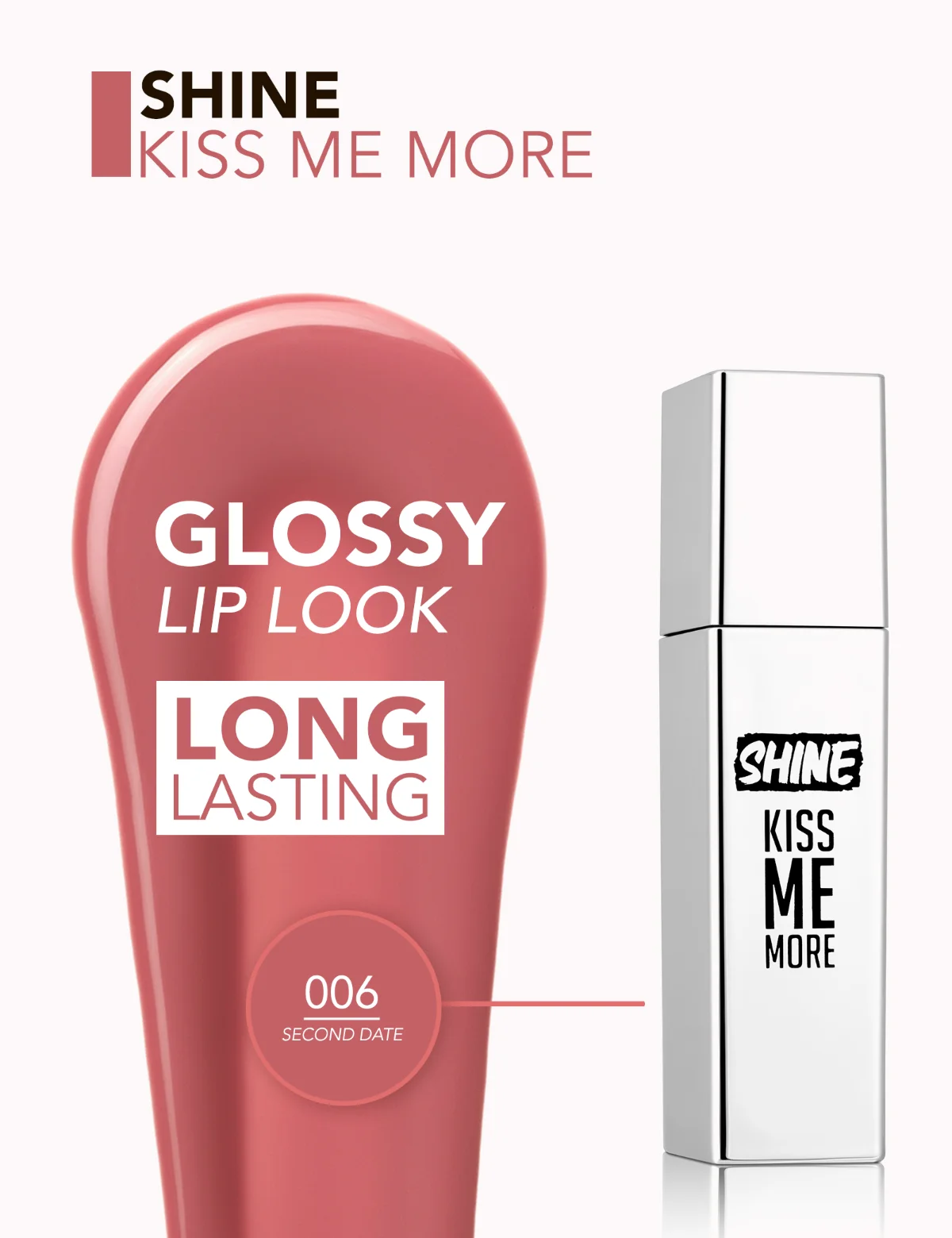 Flormar Shine Kiss Me More Lip Tattoo 006 דייט שני 4