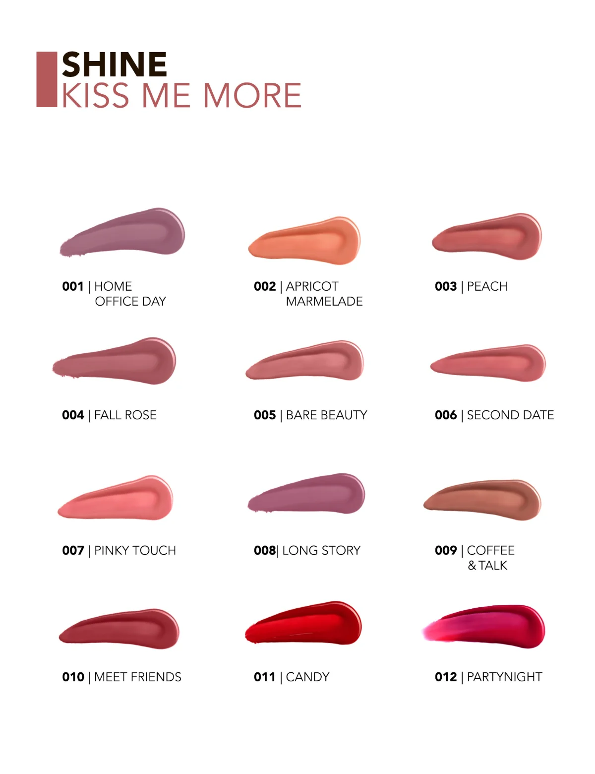 Flormar Shine Kiss Me More Lip Tattoo 013 Flormar Pink 5