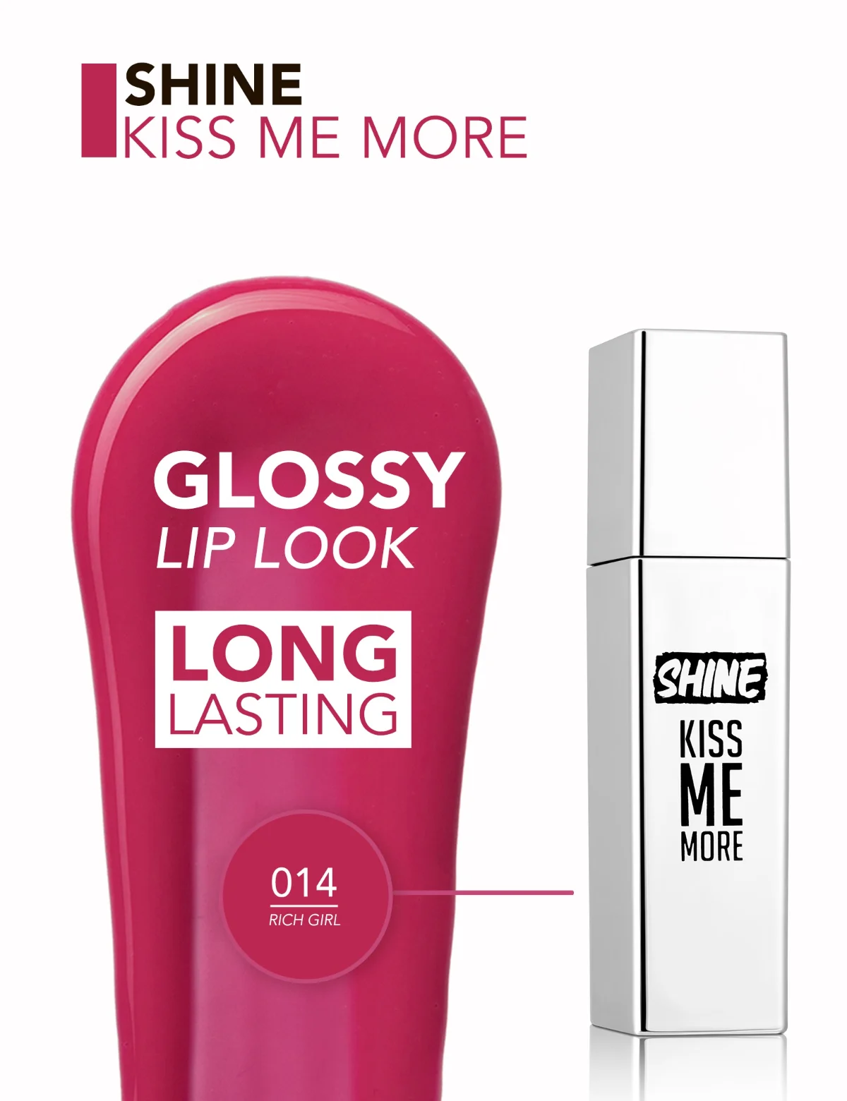 Flormar Shine Kiss Me More Lip Tattoo 014 Rich Girl 4