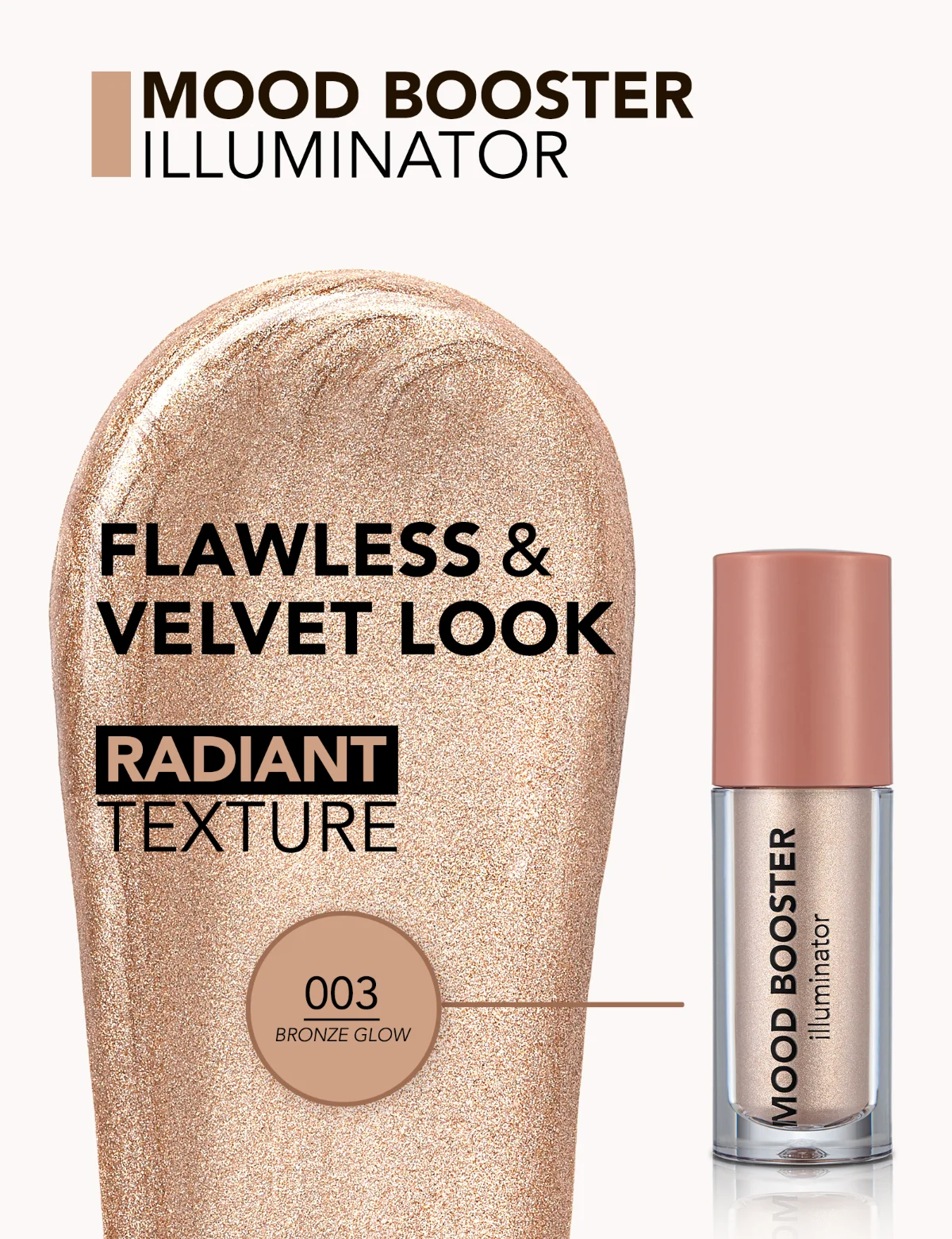 Flormar Mood Booster Illuminator 003 Bronze Glow 4
