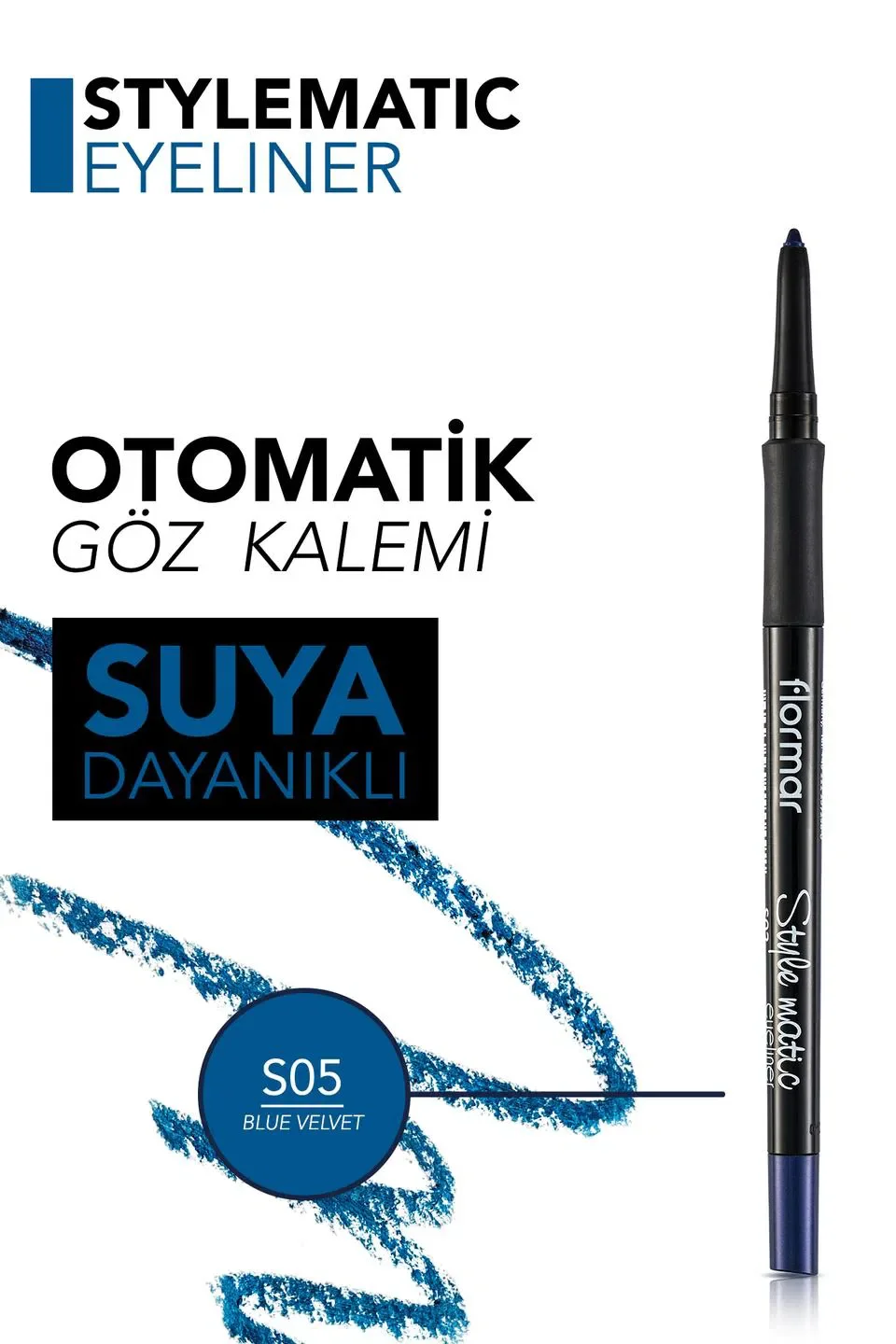 Flormar Stylematic אייליינר עיפרון S05 3
