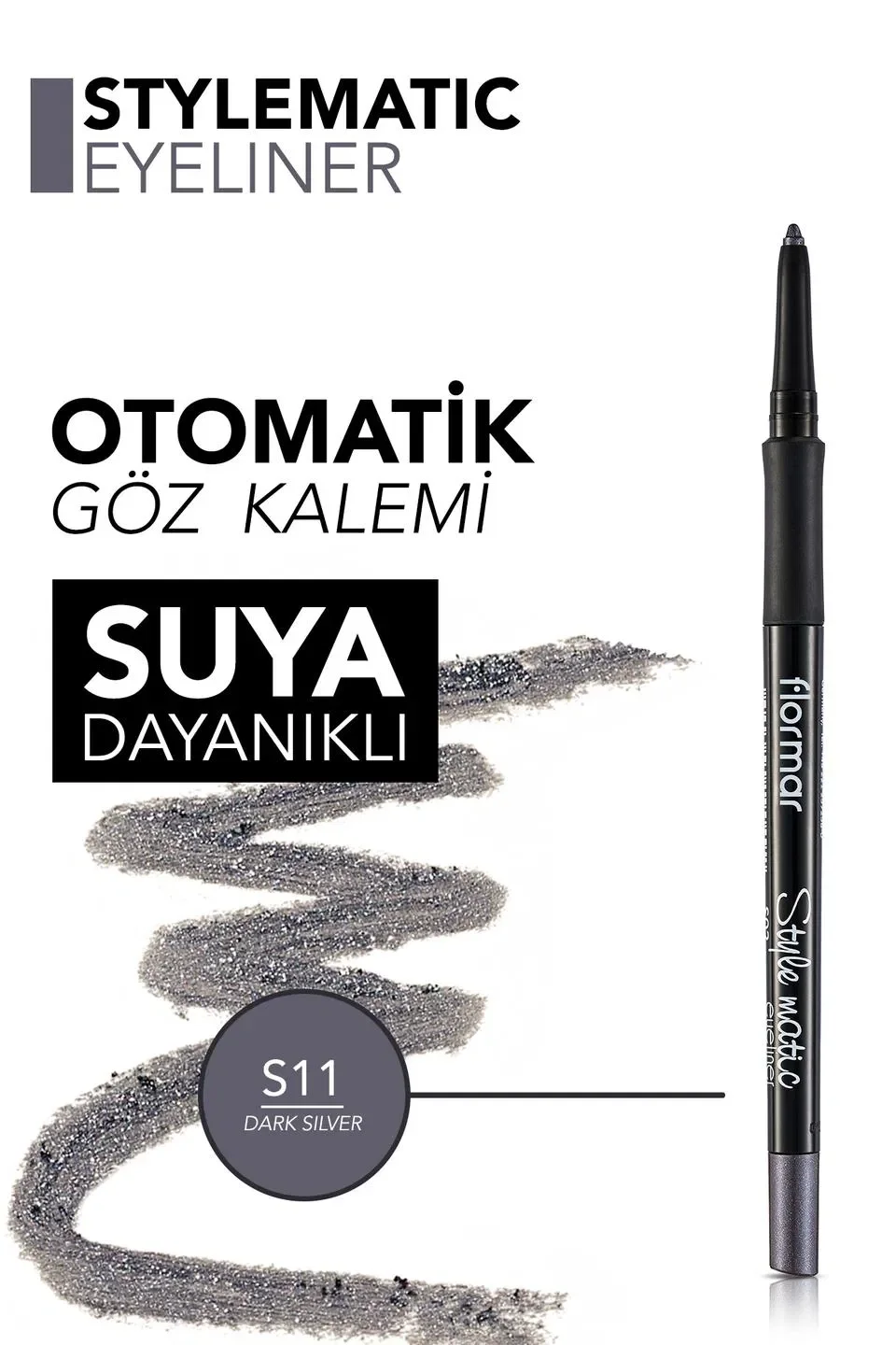 Flormar Stylematic Eyeliner Pencil S11 3