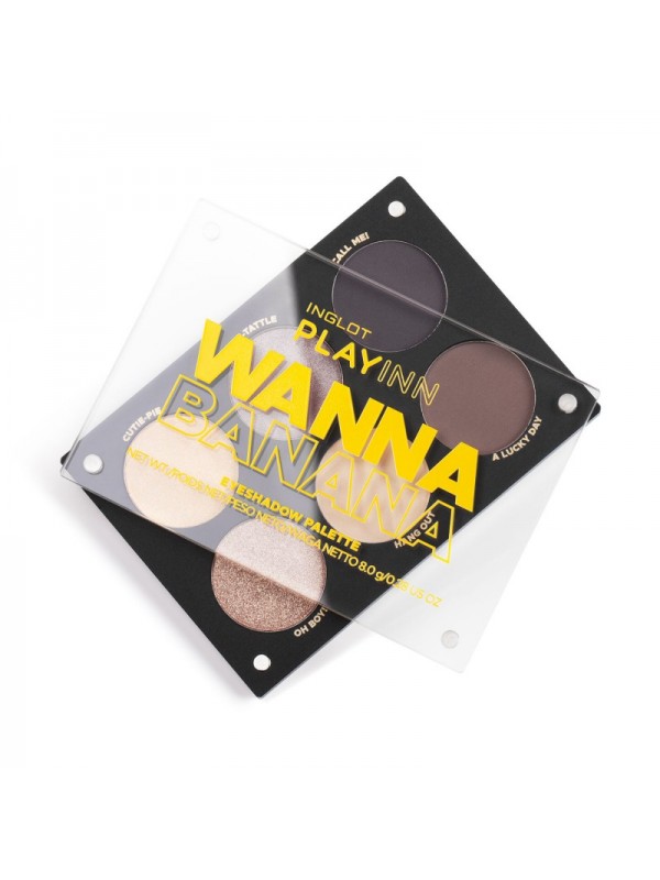 Inglot PLAYINN Wanna Banana Eyeshadow Palet 3